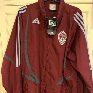 ADIDAS MLS rain jacket -CO RAPIDS